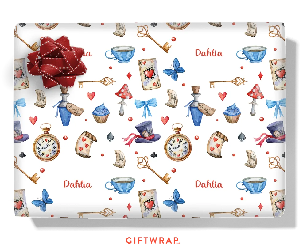 Magic Wonderland Personalised Wrapping Paper