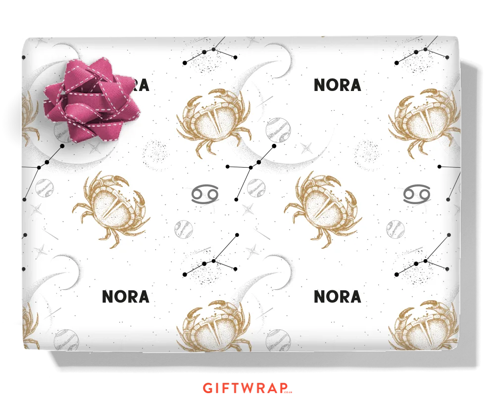Cancer Personalised Wrapping Paper