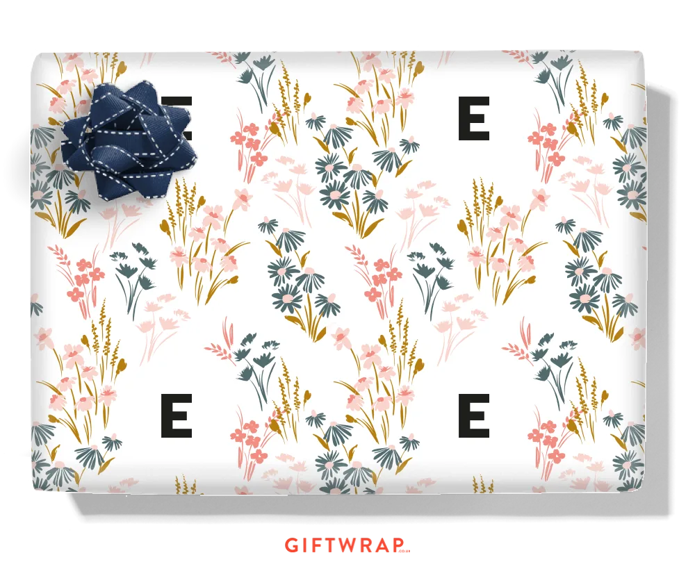 Summer Field Personalised Wrapping Paper