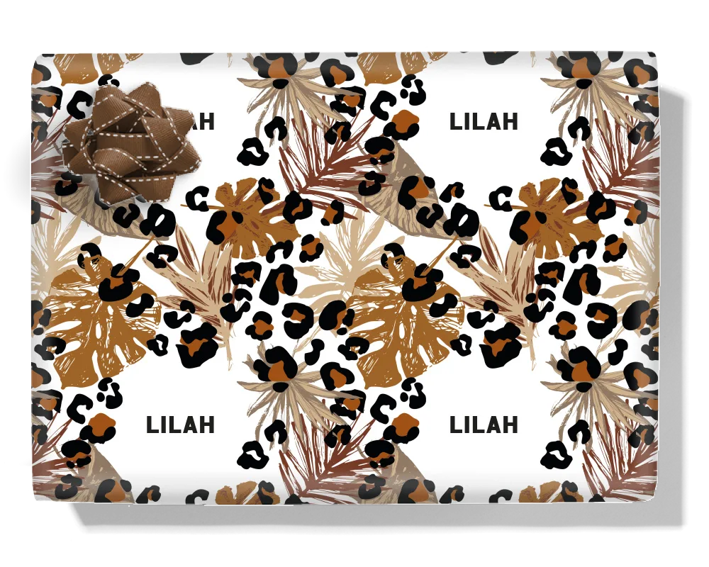 Leopard Palm Leaves