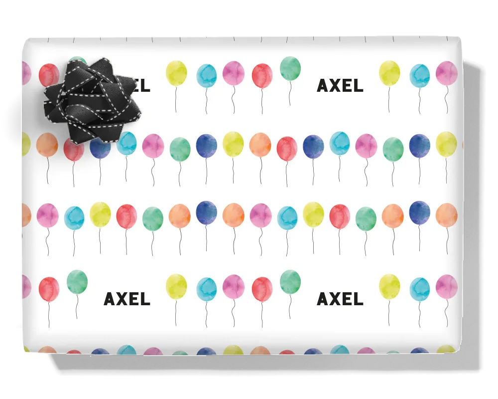 Watercolour Party Balloons
