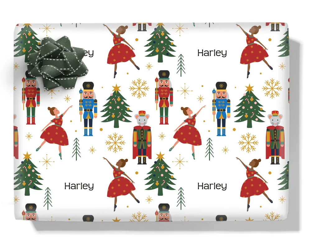 Nutcracker Personalised Wrapping Paper