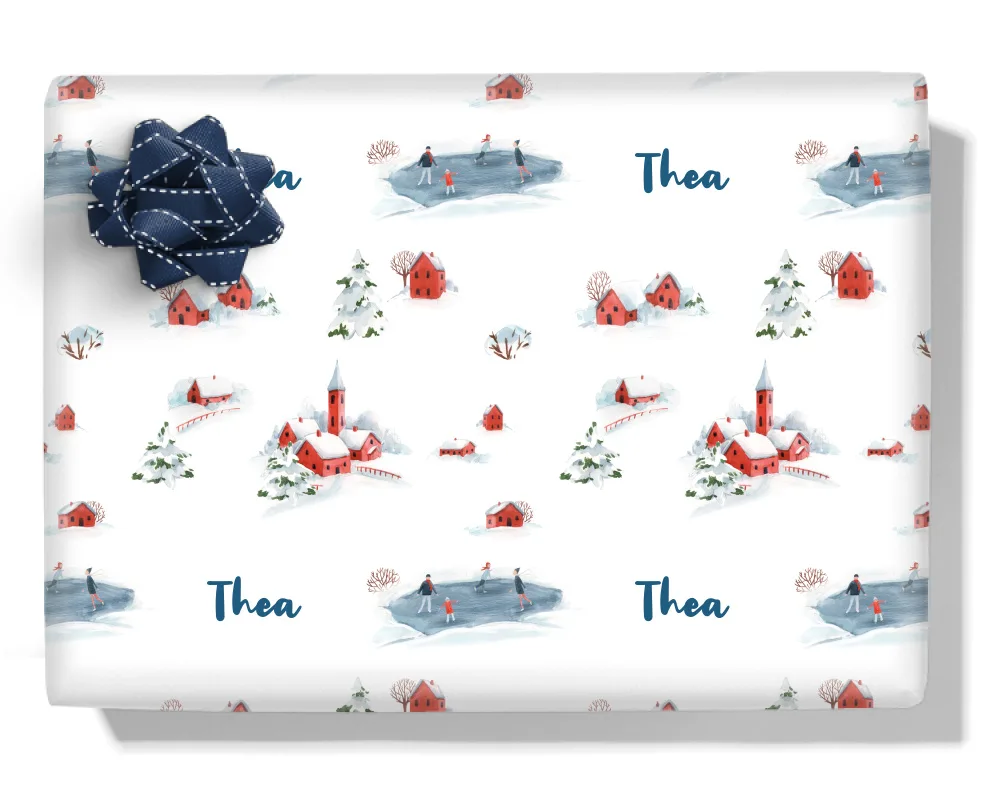 Winter Wonderland Personalised Wrapping Paper